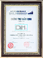 CHỨNG THƯ THẨM ĐỊNH